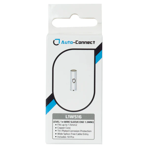 Auto-Connect L1 Wire Sleeve End 1,5 mm2/16GA 10pcs - 720l1ws16 1 - 720L1WS16