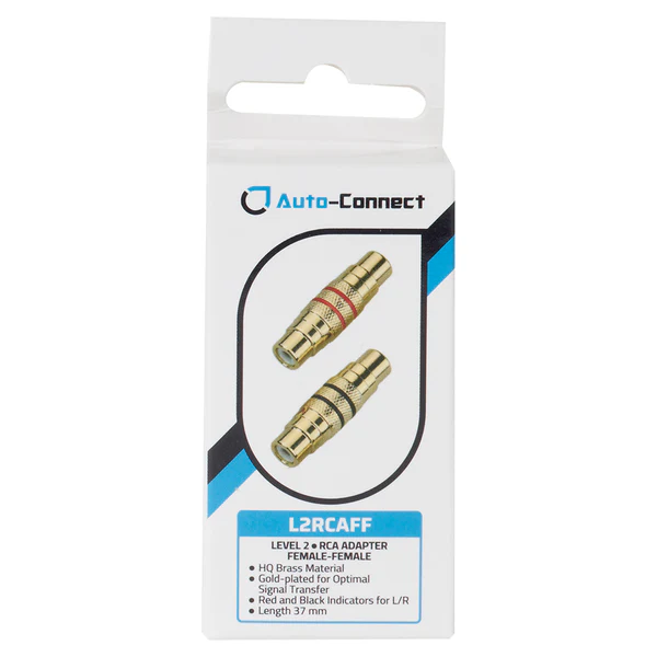 Auto-Connect L2 RCA Adapter Female -Female - 720l2rcaff 1 - 720L2RCAFF