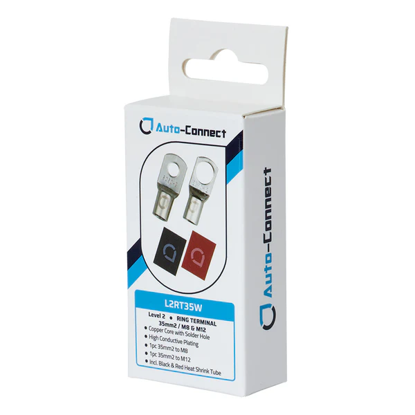 Auto-Connect Level 2 Ring Terminal 35mm2 M12/M8 - 720l2rt35w 1 - 720L2RT35W