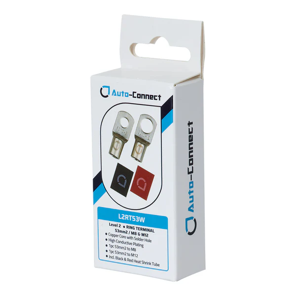 Auto-Connect Level 2 Ring Terminal 53mm2 M12/M8 - 720l2rt53w 1 - 720L2RT53W