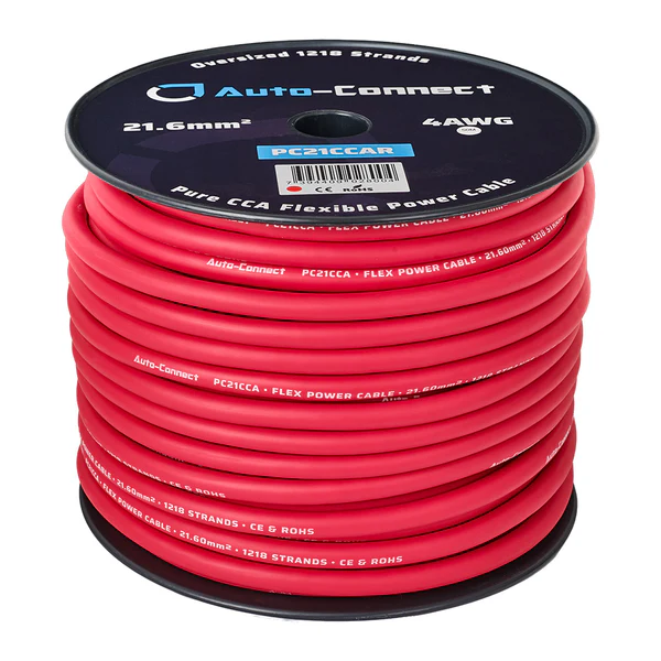 Auto-Connect Power Cable CCA Flex 21mm2 Red 50m  - 720pc21ccar 3 - 720PC21CCAR