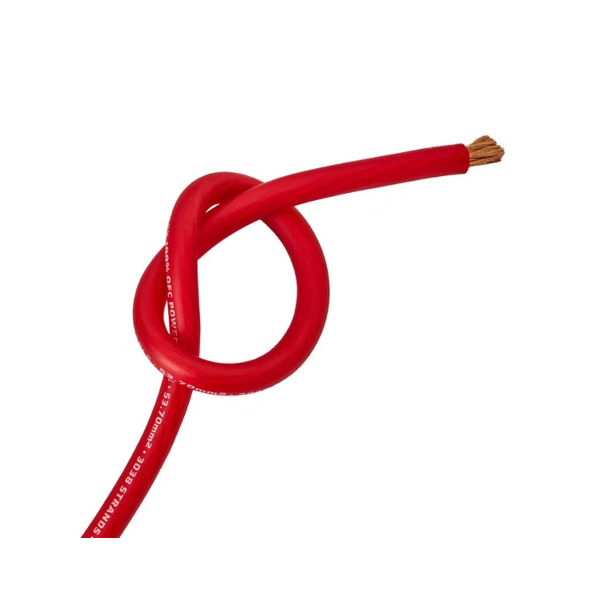 Auto-Connect Power Cable OFC Flex 53mm2 Red 20m - 720pc53ofcr - 720PC53OFCR