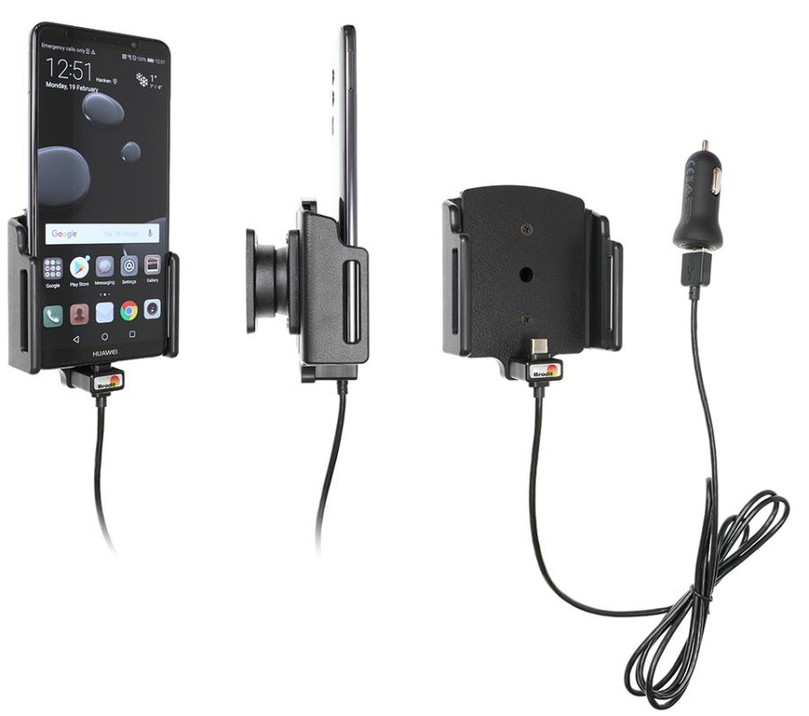 Huawei Mate 10 Pro Actieve houder met 12V USB plug - 721032 - 721032