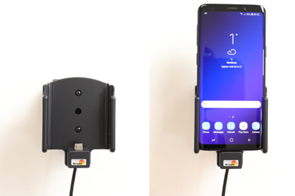Samsung Galaxy S9 Actieve houder met 12/24V lader - 721038 4 - 712038