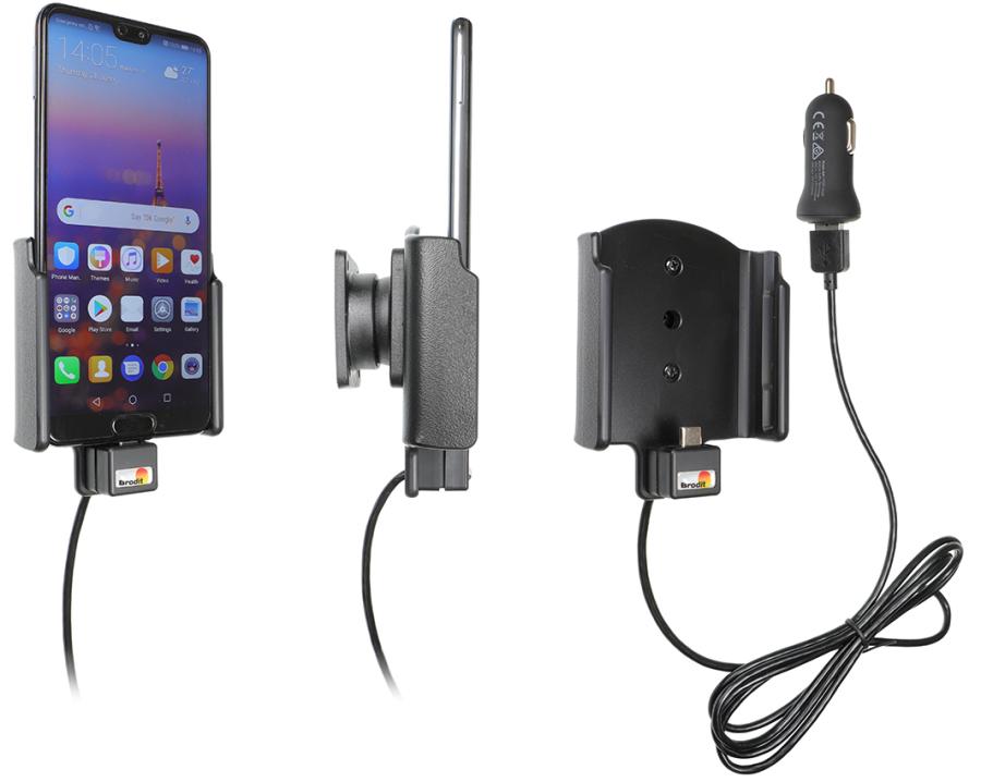 Huawei P20 Actieve houder met 12V USB plug - 721058 - 721058