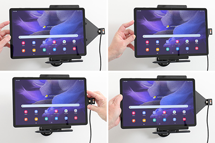 Brodit houder/lader Sam.Galaxy Tab S7 FE SM-T73 USB sig.plug - 721182 2 - 721182