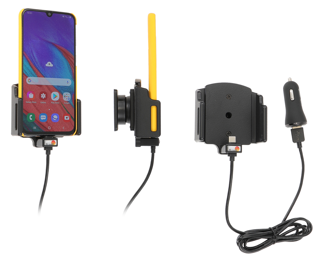 Universele houder USB-C met 12V USB plug 62-77mm / 2-10 mm - 721202 - 721202