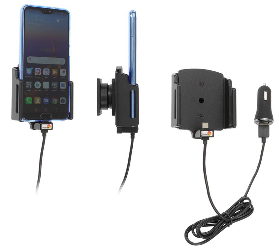 Universele houder USB-C met 12V USB plug 70-83mm / 2-10 mm - 721203 - 721203