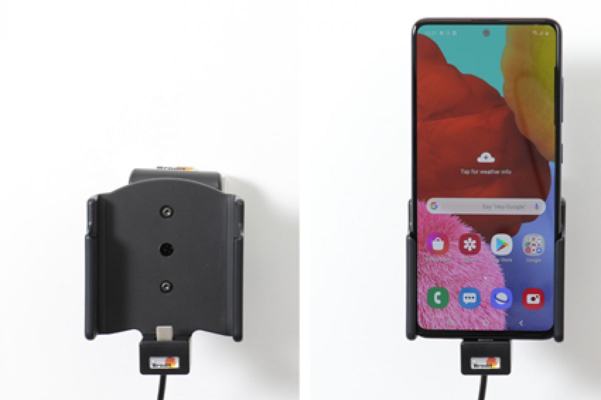 Samsung Galaxy A51 Actieve houder met 12V USB plug.  - 721206 4 - 721206