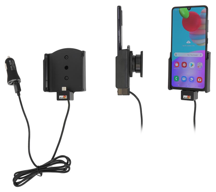 Samsung Galaxy A41 (SM-A415F)  Actieve houder met 12V Sig-plug - 721220 a - 721220