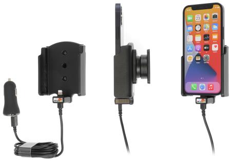Apple iPhone 12Mini  Actieve houder met 12V USB sig-plug - 721234 a - 721234