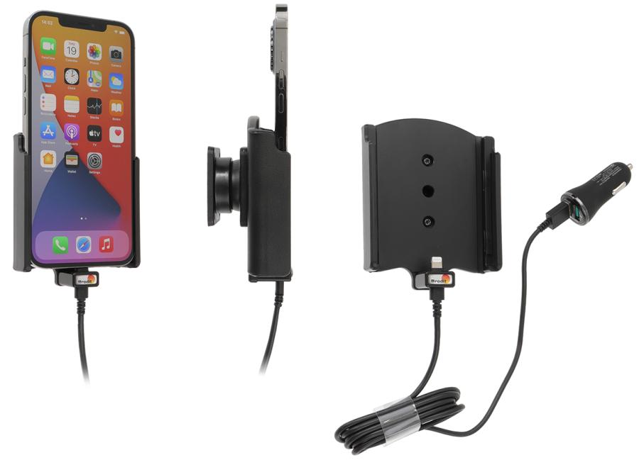 Apple iPhone 12 Pro Max /  Actieve houder met vaste voeding - 721236 - 727236