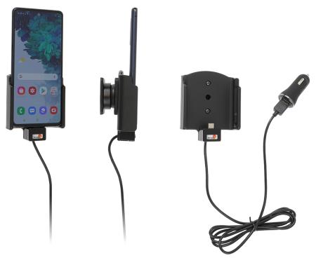 Samsung Galaxy S20 Fe Actieve houder met 12V USB sig-plug - 721240 - 721240