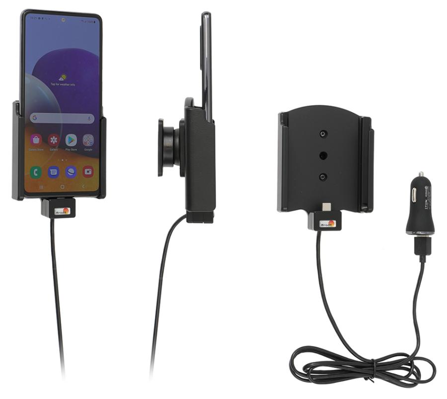 Samsung Galaxy A72 Actieve houder met 12V USB plug - 721257 - 721257
