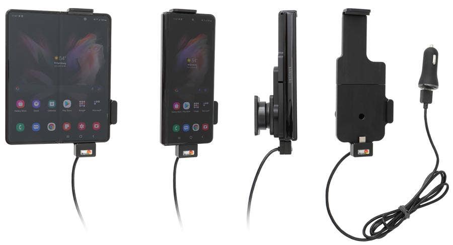 Samsung Galaxy Z Fold3 Actieve houder met 12V USB plug - 721274 - 721274