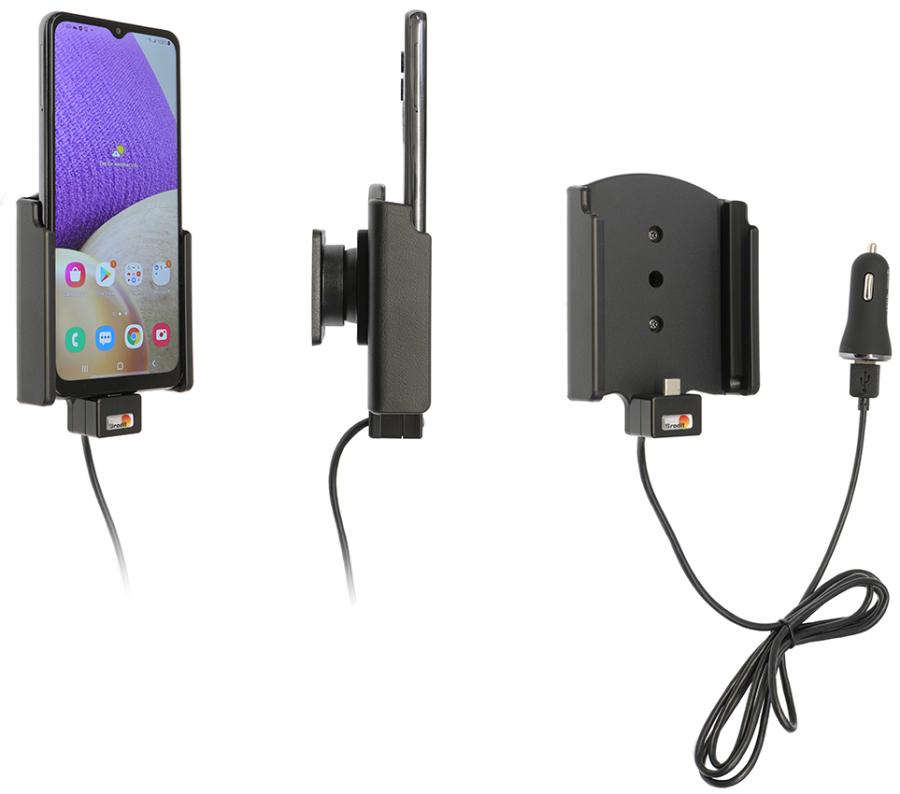 Samsung A32  Actieve houder met 12V USB plug - 721280 - 721280