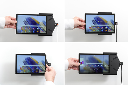 Samsung Galaxy Tab A8 SM-X200/X205  Actieve houder met 12V USB plug - 721286 3 - 721286
