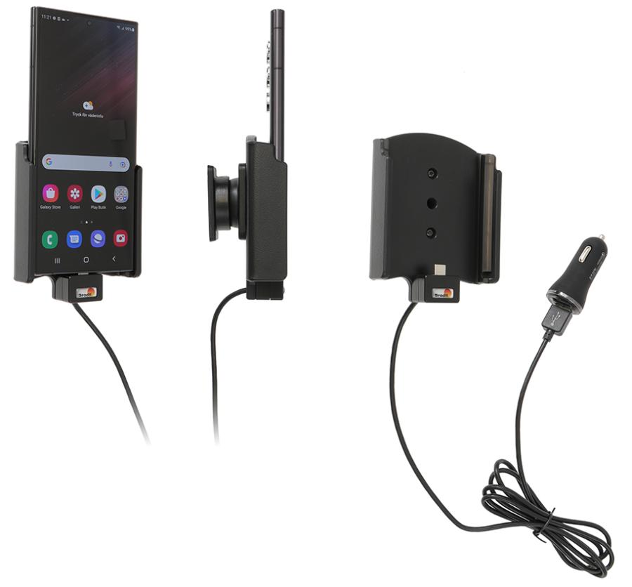 Samsung Galaxy S22 Ultra   Actieve houder met 12V USB plug - 721291 - 721291