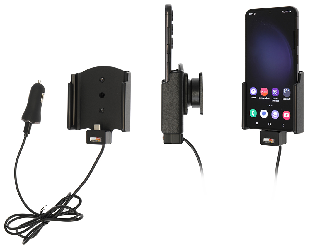 Samsung Galaxy S23 Actieve houder met 12V USB plug - 721344 a - 721344