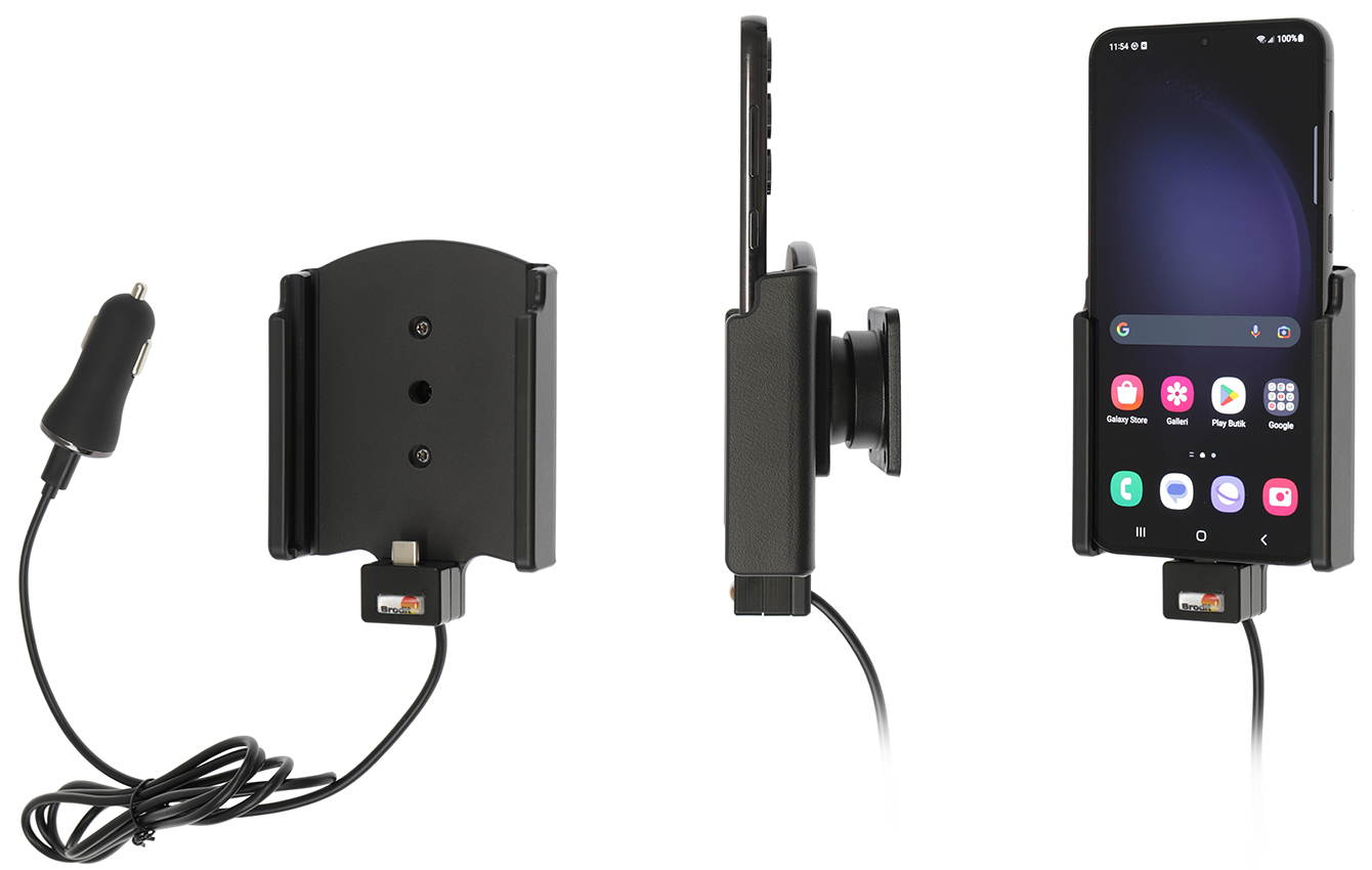 Samsung Galaxy S23 Plus Actieve houder met 12V USB plug - 721345 a - 721345