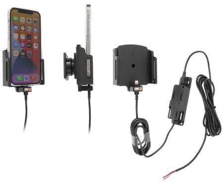 Apple iPhone 12 / 12 Pro / 13 / 13 Pro Actieve verstelbare houder met vaste voeding - 727239 - 727239