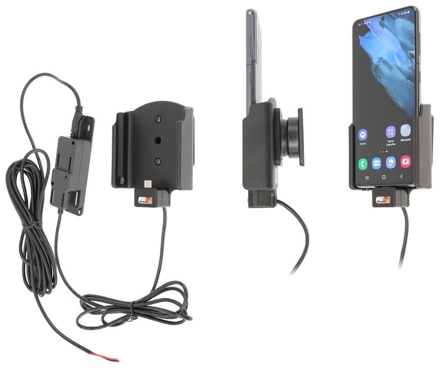 Samsung Galaxy S21 4G 5G  Actieve houder met vaste voeding - 727244 a - 727244