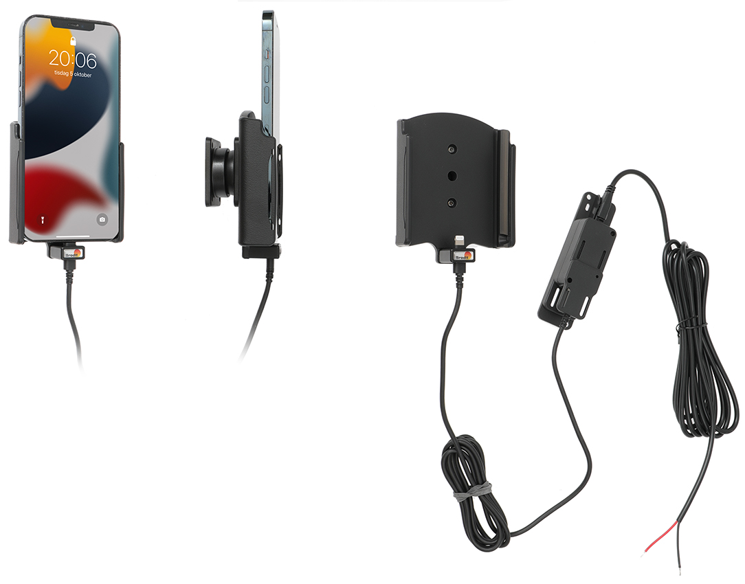 Apple iPhone 13/14  Pro Max,  Actieve houder met vaste voeding - 727277 - 727277