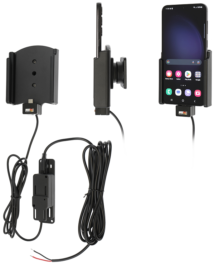 Samsung Galaxy S23 Plus Actieve houder met vaste voeding - 727345 a - 727345