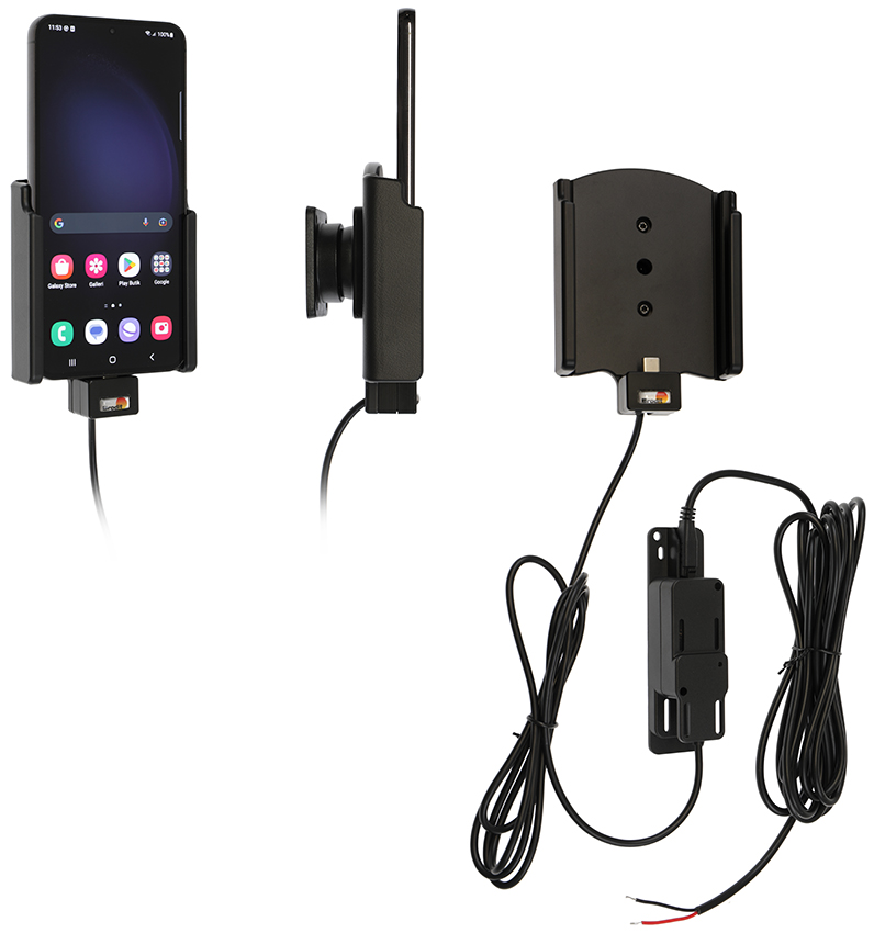 Samsung Galaxy S23 Plus Actieve houder met vaste voeding - 727345 - 727345