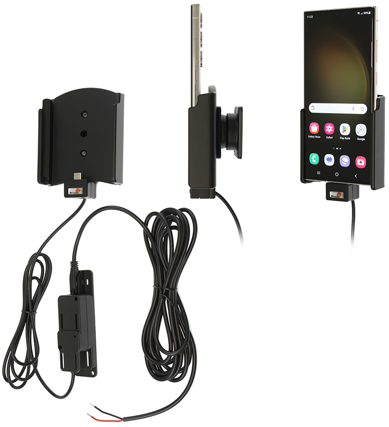 Samsung Galaxy S23 Ultra Actieve houder met vaste voeding - 727346 a - 727346
