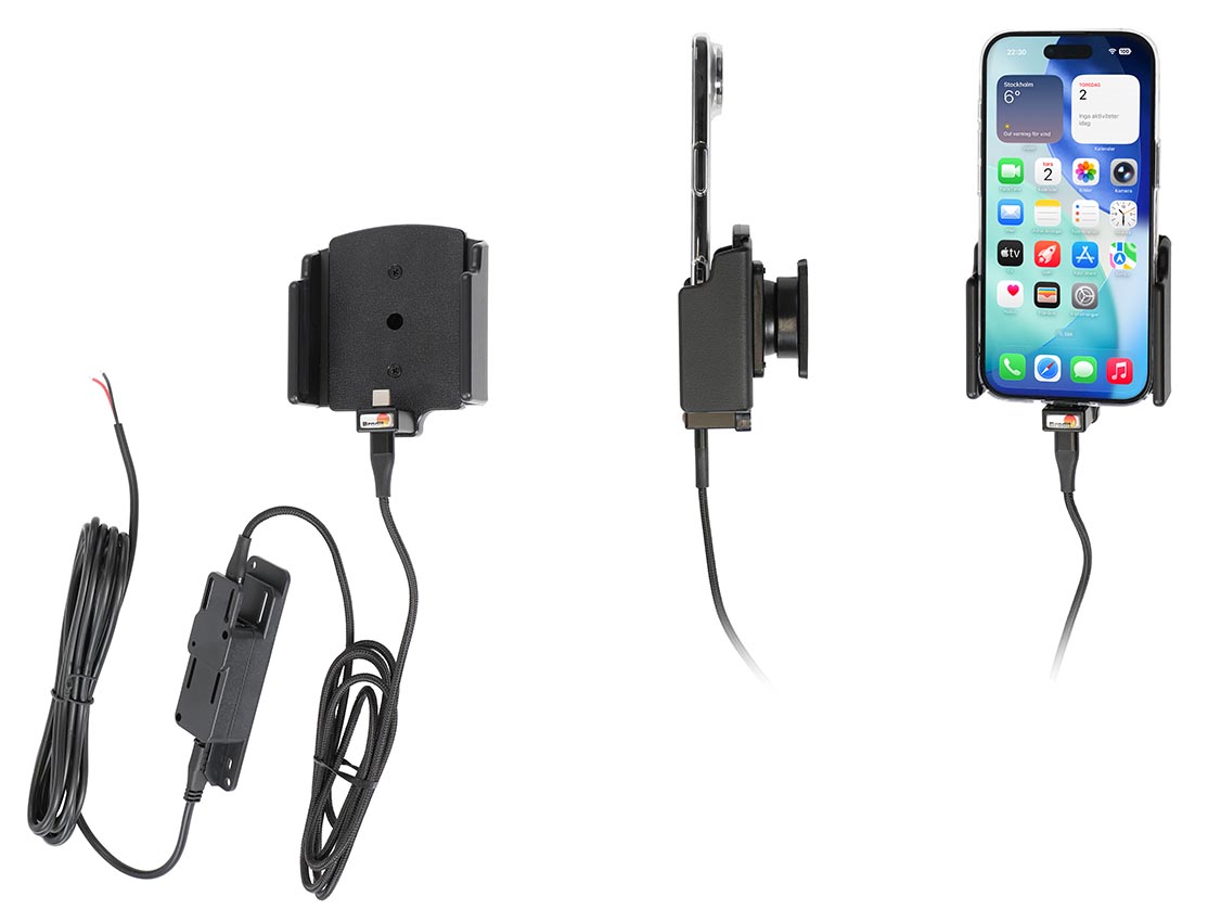 Apple Iphone Air verstelbare Actieve houder met vaste voeding 70-83/2-10mm - 727457 a - 727457