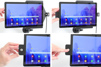 Samsung Galaxytab  Passieve houder. Met slot en sleutel - 736229 2 - 736229