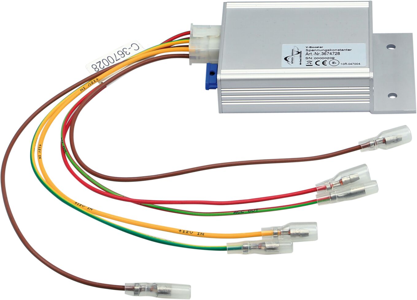 spanningsstabilisator  voor voor klem 30 en klem 15 - 771000 01 - 771000-01