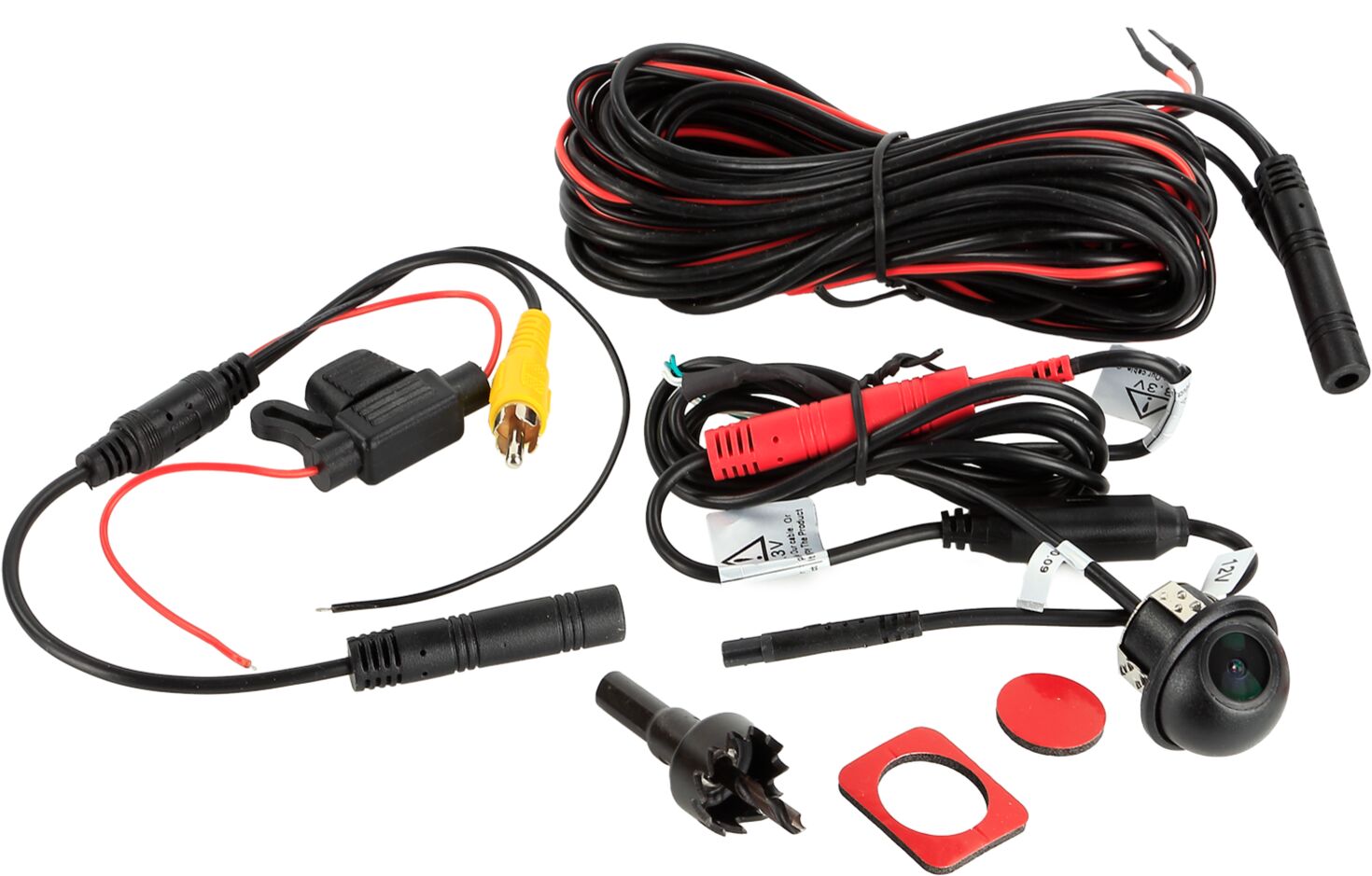 Achteruitrij Camera mini zwart onderbouw NTSC met beeldlijnen - 771000 6002 komplett - 771000-6002