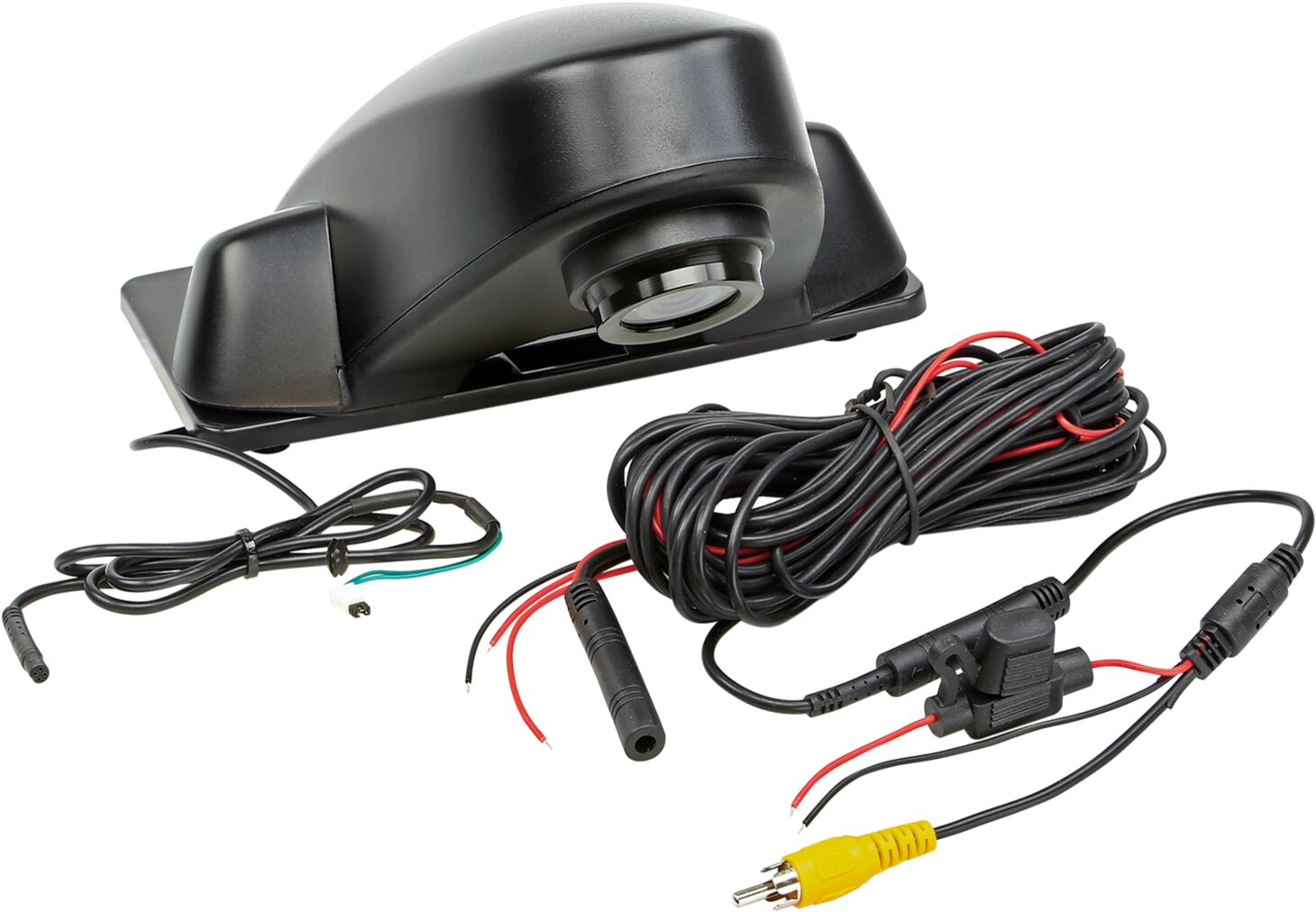 Achteruitrij Camera zwart opbouw NTSC met beeldlijnen en IR (APRIL spotlight) - 771000 6010 front - 771000-6010