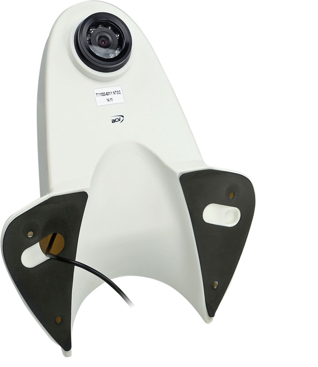 Achteruitrij Camera wit opbouw NTSC met beeldlijnen en IR - 771000 6011 - 771000-6011