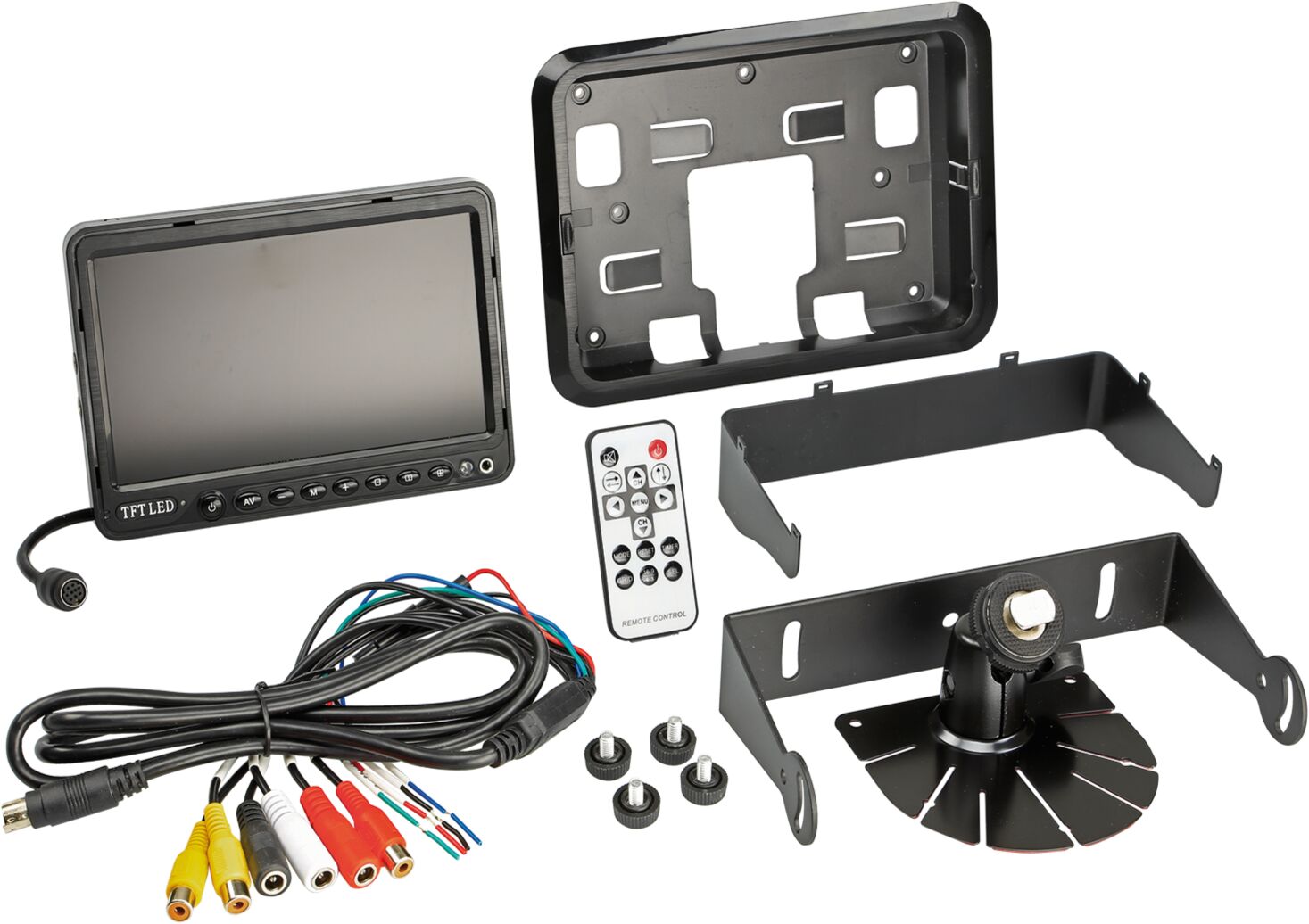 LCD monitor 7" Instelbare beeldlijnen 3x RCA input - 771000 6202 set - 771000-6202