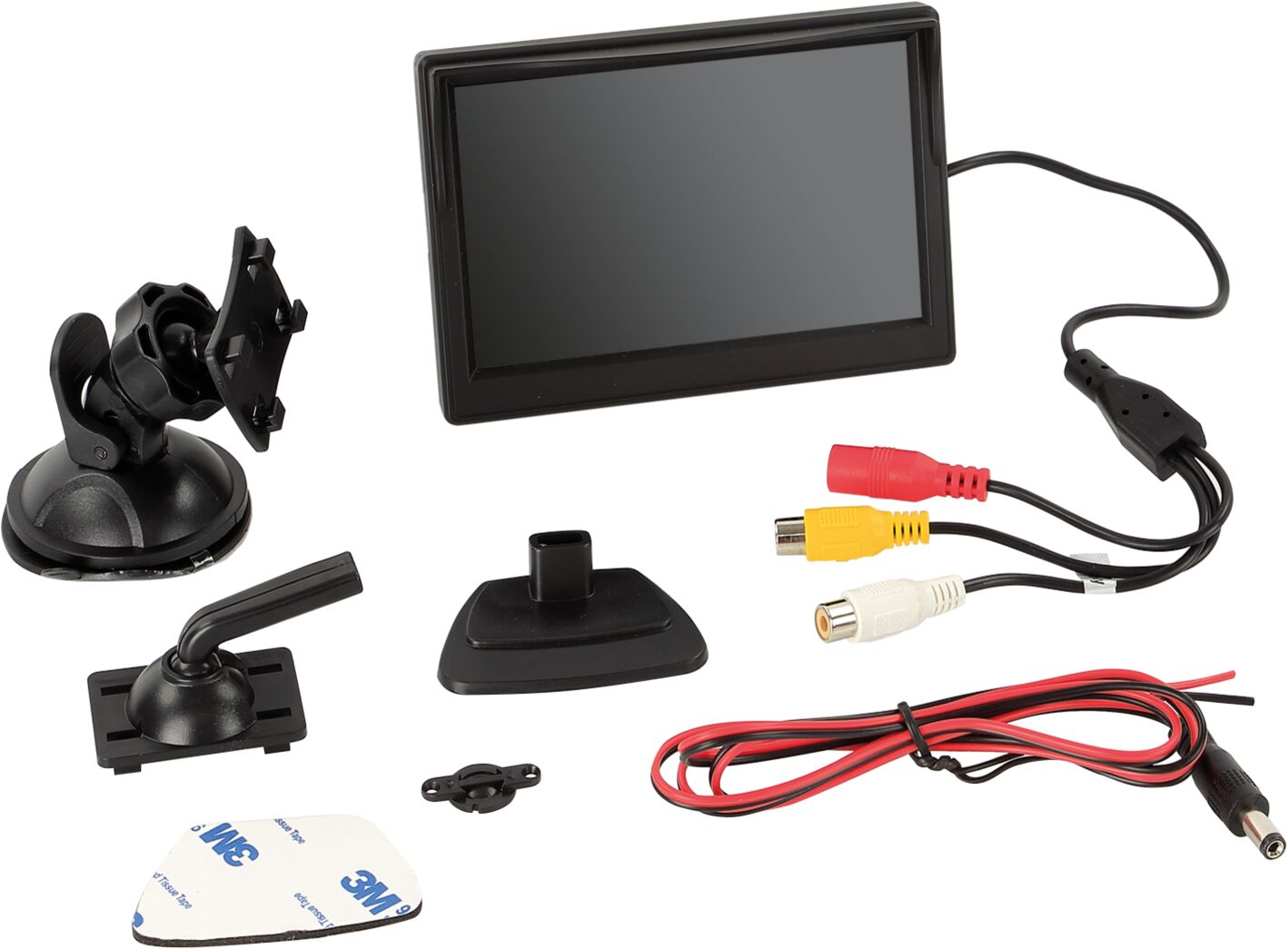 LCD monitor 5" met 2x RCA inputs. - 771000 6207 - 771000-6207
