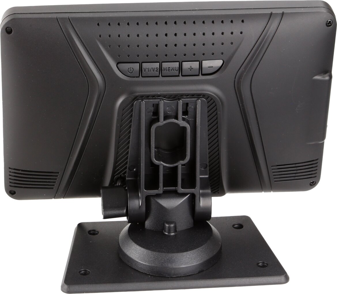Monitor universeel 7" 2x video-ingang/2x standaard/zuignap - 771000 6208 rear - 771000-6208
