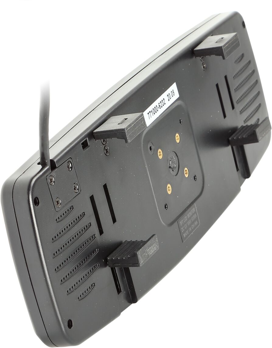 LCD spiegel 4.3" met 2x RCA input. - 771000 6232 rear2 - 771000-6232