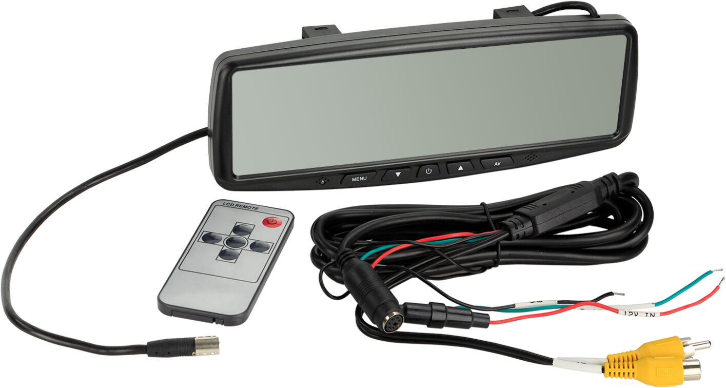 LCD spiegel 4.3" met 2x RCA input. - 771000 6232 - 771000-6232