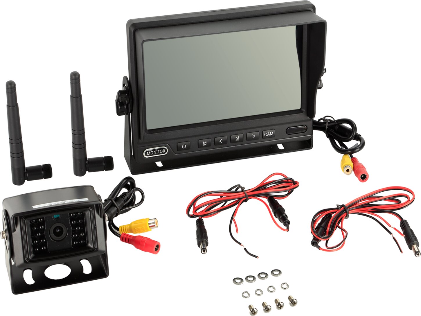 Achteruitrijcamera monitor kit 7" AHD draadloze camera set - 771000 6250 - 771000-6250