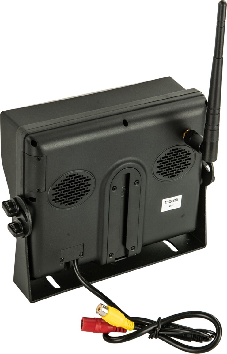 Achteruitrijcamera monitor kit 7" AHD met 2 draadloze camera's - 771000 6251 monitor rear - 771000-6251