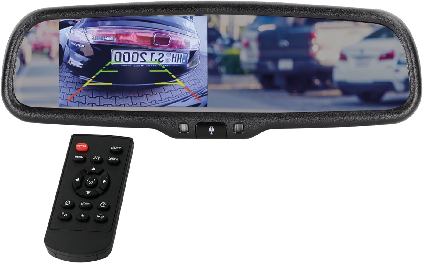 4,3 inch spiegelmonitor (zeer scherp beeld) 2 video-ingangen - 771000 6510 - 771000-6510