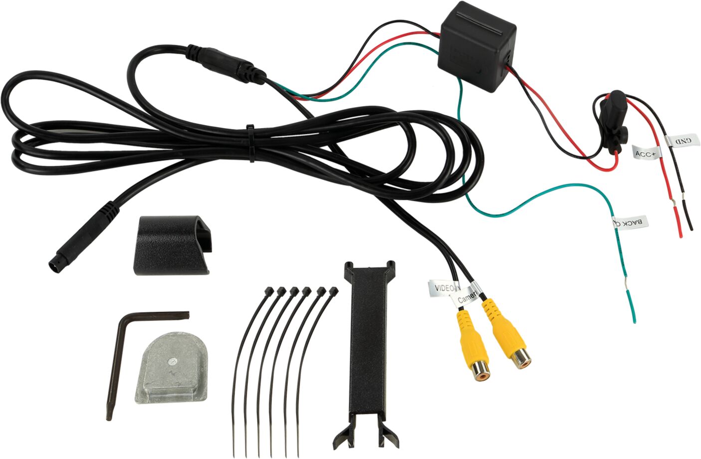 4,3 inch zelf dimmende spiegelmonitor 2 video-ingangen - 771000 6511 kabelsatz - 771000-6511