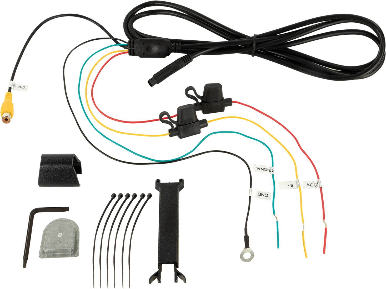 4,3 inch spiegelmonitor incl. Full HD dashcam + DVR-functie - 771000 6515 kabel - 771000-6515