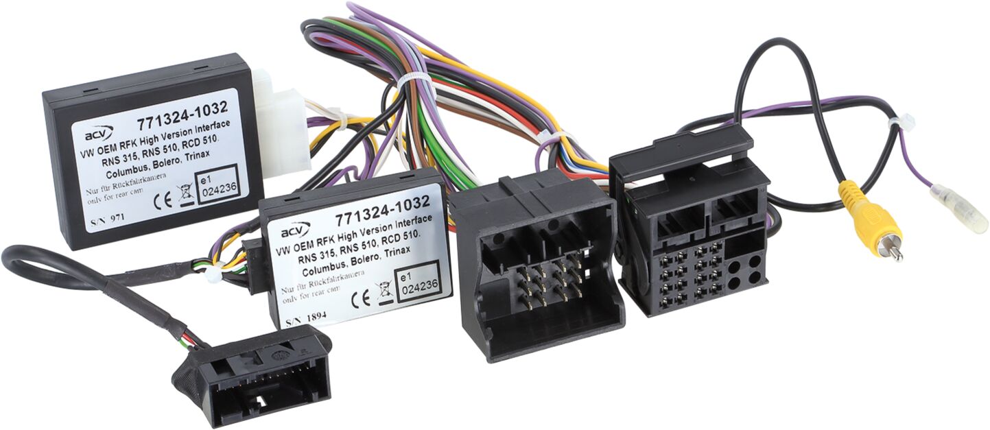 Camera interface Diverse modellen Seat - Skoda - Volkswagen - 771324 1032 - 771324-1032