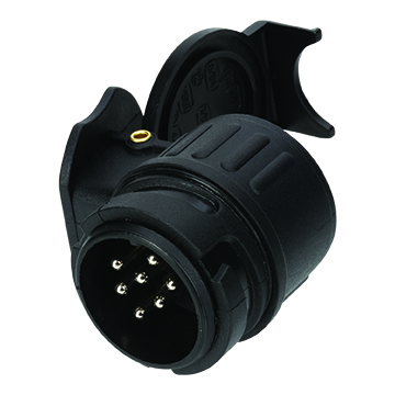 Verloopstekker 13 naar 7 polig kort adapter (bulk) hoge kwaliteit! - 80 1000 01 1 - 80-1000-01