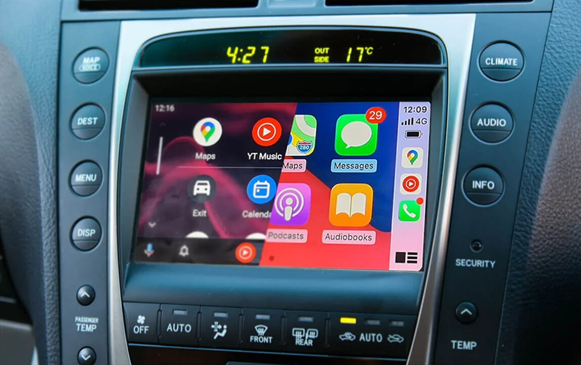 VOORBEELD TX Host 2005-2008 7" draadloos Apple carplay/Android auto uitbreiding - 8001 gs apple 2 - WITCP8001 (22447) (22449) (22455)