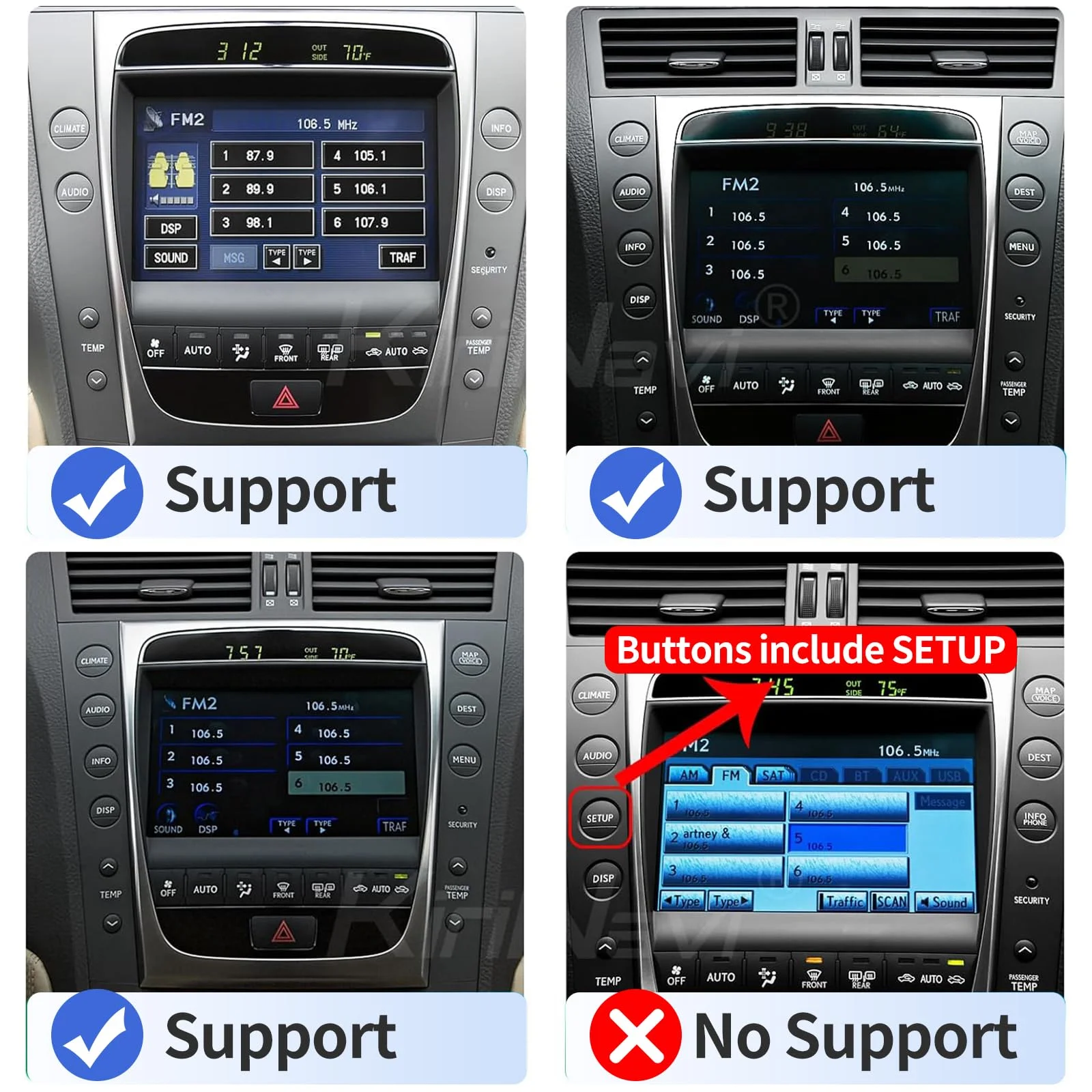 VOORBEELD TX Host 2005-2008 7" draadloos Apple carplay/Android auto uitbreiding - 8001 gs2006 1 - WITCP8001 (22447) (22449) (22455)